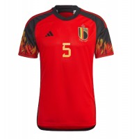 Pánský Fotbalový dres Belgie Jan Vertonghen #5 MS 2022 Domácí Krátký Rukáv